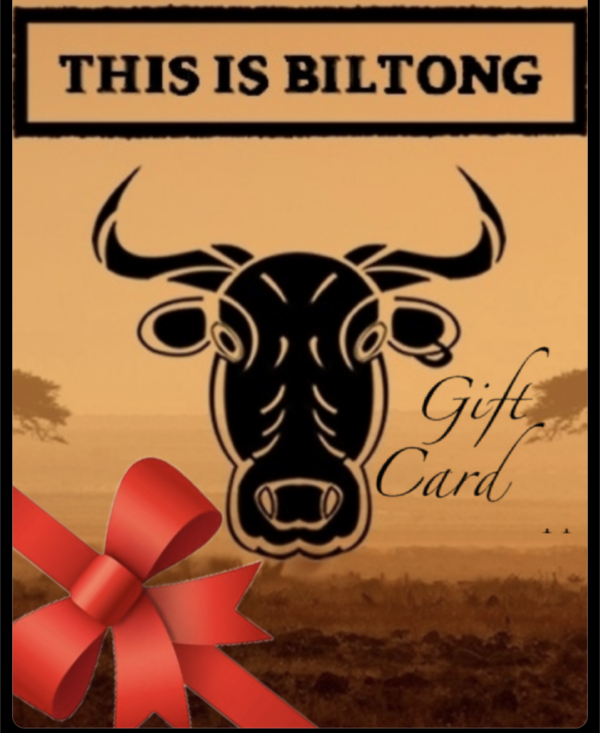 Biltong gift card